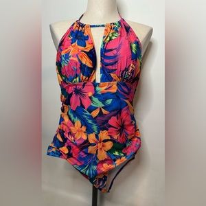 One piece tropical Swimsuit Size 2XL NWOT